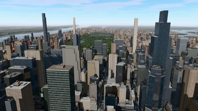 Central Park from the south